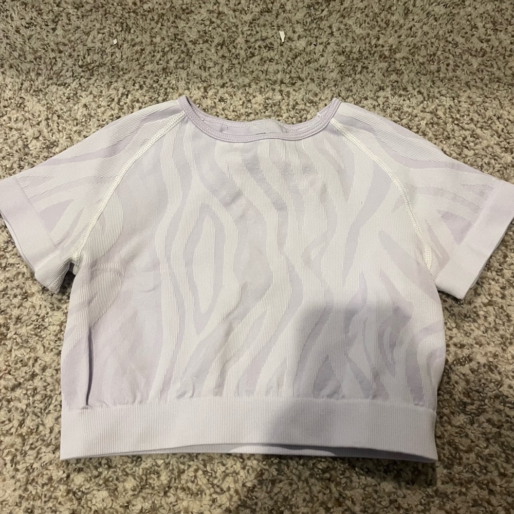 Light Purple Short Sleeve Top